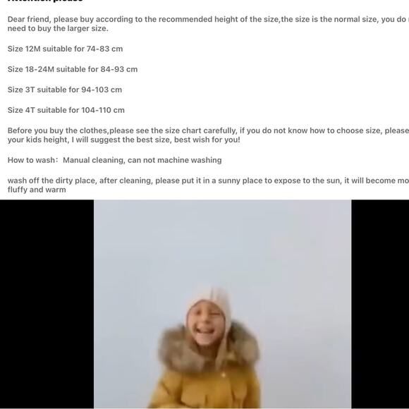 New very warm down snowsuit toddler 18-24 mo. - Picture 5 of 14